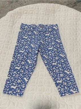 Mini Boden Horse and Bunny Cropped Leggings